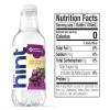 imageHint Bottled Water Blackberry and Cherry Purified Flavored Water with Zero Calories Sugar Free Natural Flavors  16 Fl Oz Pack of 24Grape
