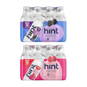imageHint Bottled Water Best Sellers Variety Pack Bundle  Purified Flavored Water with Zero Calories Sugar Free Natural Flavors  16 Fl Oz Pack of 36Blackberry and Raspberry