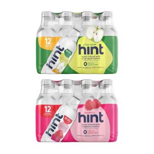 imageHint Bottled Water Best Sellers Variety Pack Bundle  Purified Flavored Water with Zero Calories Sugar Free Natural Flavors  16 Fl Oz Pack of 36Crisp Apple and Raspberry