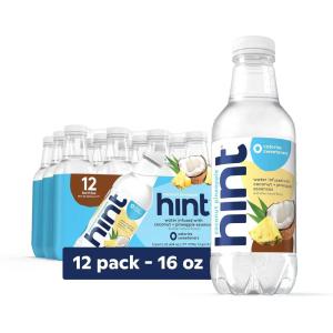imageHint Bottled Water Blackberry and Cherry Purified Flavored Water with Zero Calories Sugar Free Natural Flavors  16 Fl Oz Pack of 24Coconut Pineapple