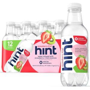 imageHint Bottled Water Blackberry and Cherry Purified Flavored Water with Zero Calories Sugar Free Natural Flavors  16 Fl Oz Pack of 24Strawberry Kiwi