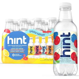 imageHint Bottled Water Blackberry and Cherry Purified Flavored Water with Zero Calories Sugar Free Natural Flavors  16 Fl Oz Pack of 24Summer Variety Pack