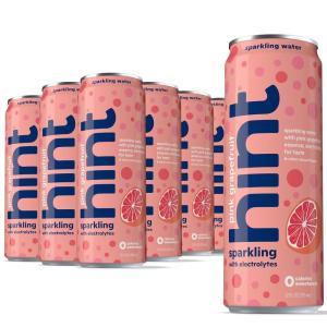 imageHint Sparkling Water Pink Grapefruit  Carbonated FruitInfused Water with Electrolytes Zero Calories and Sugar Free  12 Fl Oz Cans Pack of 12Grapefruit