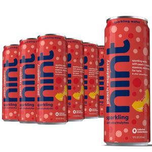 imageHint Sparkling Water Pink Grapefruit  Carbonated FruitInfused Water with Electrolytes Zero Calories and Sugar Free  12 Fl Oz Cans Pack of 12Peach Raspberry