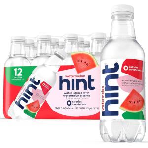 imageHint FruitInfused Bottled Water Best Sellers Variety Pack  Sugar Free Flavored Water with Zero Calories Natural Fruit Essences and No Artificial Sweeteners  16 Fl Oz Pack of 24Watermelon