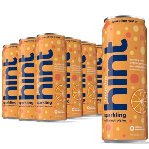 imageHint Sparkling Water Peach Raspberry  Canned Flavored Water Beverages with Electrolytes Zero Calories and Sugar Free  12 Fl Oz Cans Pack of 24Tangerine