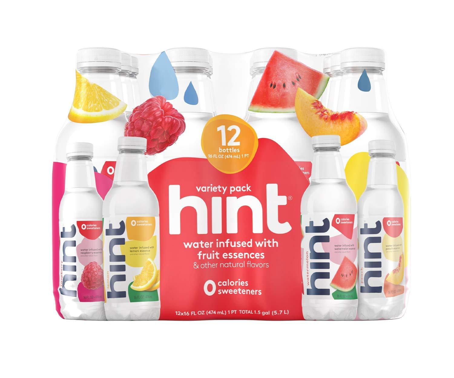 imageHint FruitInfused Bottled Water Summer Classics Variety Pack  Sugar Free Flavored Water with Zero Calories Natural Fruit Essences and No Artificial Sweeteners  16 Fl Oz Pack of 24Original Variety Pack