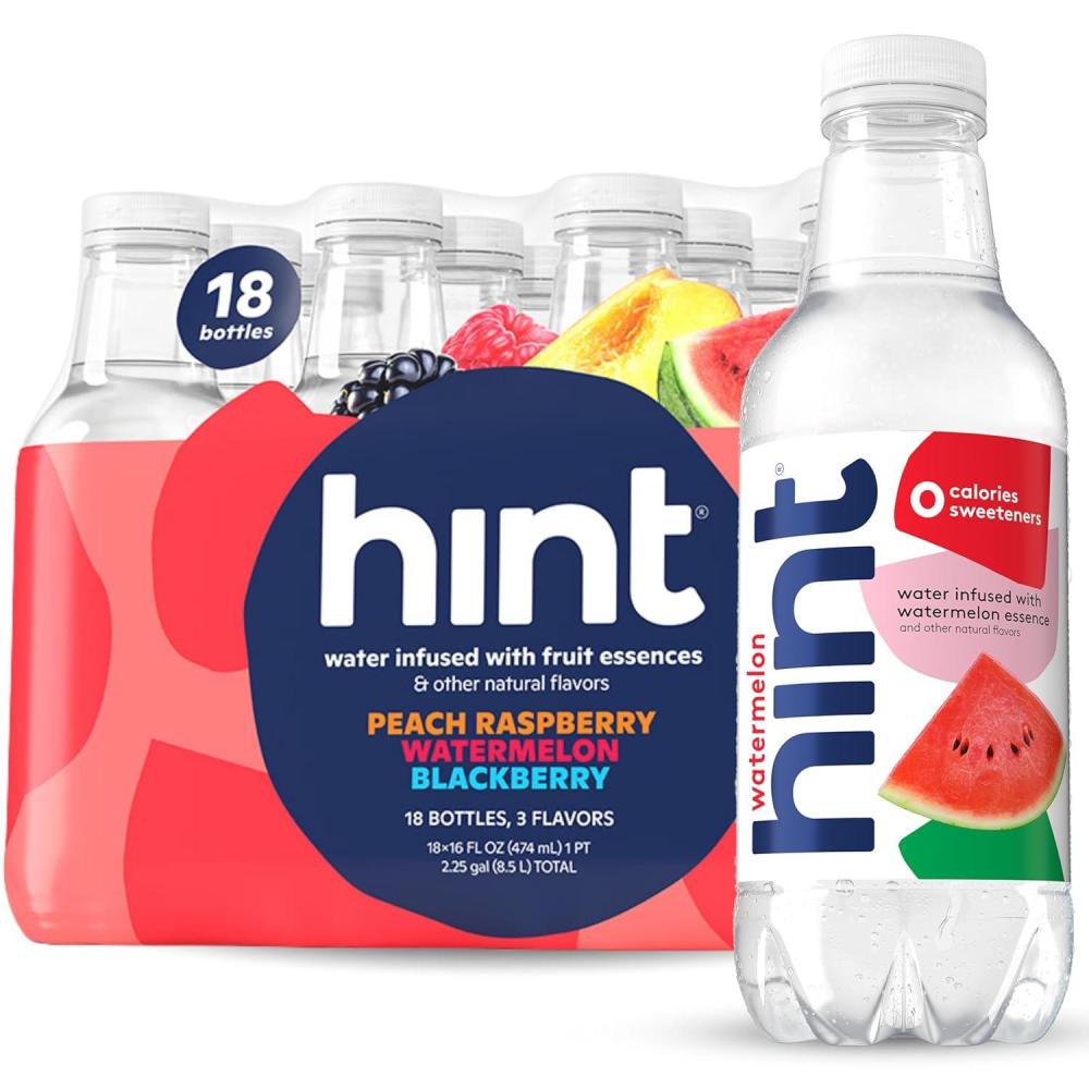 imageHint FruitInfused Bottled Water Summer Classics Variety Pack  Sugar Free Flavored Water with Zero Calories Natural Fruit Essences and No Artificial Sweeteners  16 Fl Oz Pack of 243Flavor Mega Variety Pack
