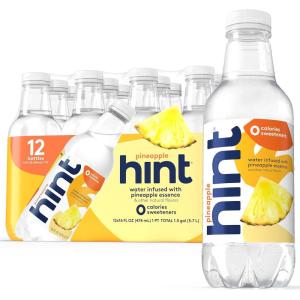 imageHint FruitInfused Bottled Water Summer Classics Variety Pack  Sugar Free Flavored Water with Zero Calories Natural Fruit Essences and No Artificial Sweeteners  16 Fl Oz Pack of 24Pineapple